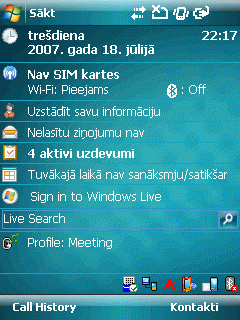 Latvian Language Support (Full) for Windows Mobile 6