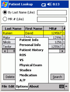 Medical Chart Plus EX for PPC 2003 OS