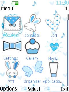 Apple - Blue Theme