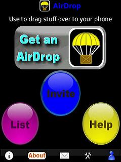 AirDrop for BlackBerry OS 4.6 or greater
