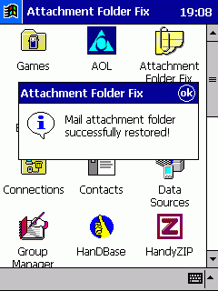 Attachment Folder Fix