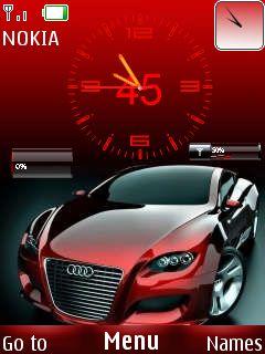 Audi Clock W Battery