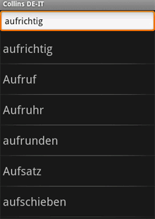 Audio Collins Mini Gem German-Italian & Italian-German Dictionary (Android)