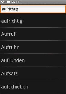 Audio Collins Mini Gem German-Turkish & Turkish-German Dictionary (Android)