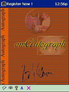 Autograph Book for Pocket PC 2002 / 2003