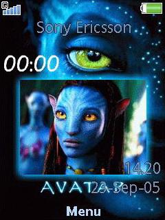 Avatar Slide Clock