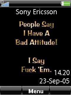 Bad Attitude