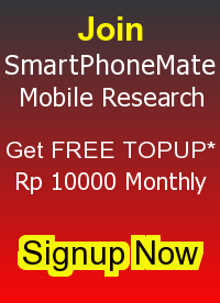 SmartPhoneMate - Join & Get Rp10000 FREE TOPUP EVERY MONTH - Indonesia residents only.
