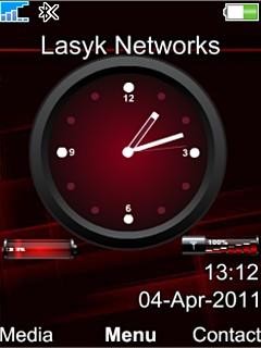 Battery Analog Clock