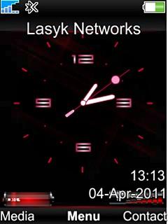 Battery Analog Clock