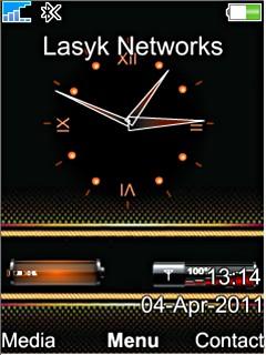 Battery Analog Clock