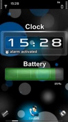 Battery Clock Theme