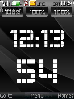 Battery Signal Clock