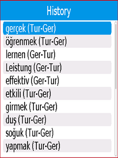 PONS Compact Turkish dictionary for Blackberry