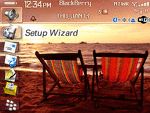 8100 Blackberry ZEN Theme: Beach Escape