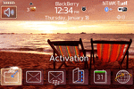 Blackberry Bold ZEN Theme: Beach Escape
