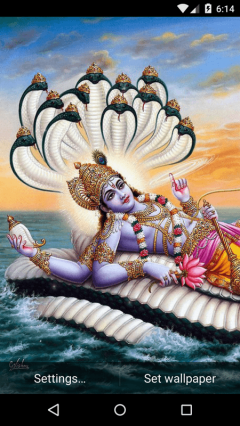 Beautiful Vishnu Live Wallpaper HD
