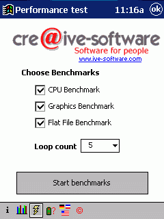 Pocket PC Benchmark (SH3)
