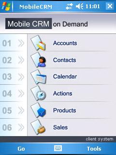 Sales Everywhere CRM Pocket PC client for Mobile CRM On Demand