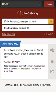 Bible-gateway App