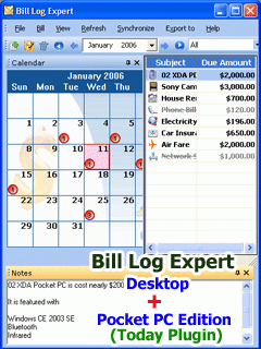 Bill Log Expert + Desktop Edition