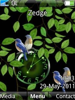 Birds Clock