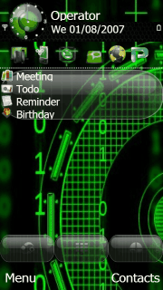 Black and Green III