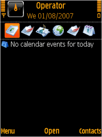 Black and Orange Theme