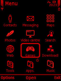 Black and Red Theme Pack for S60 3rd