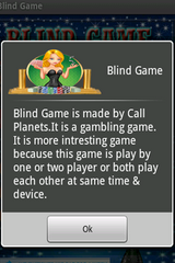 Blind Casino Game