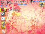 8100 Blackberry ZEN Theme: Blooming Spring