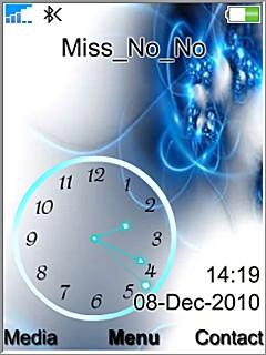 Blue Clock