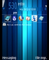 Blue color theme