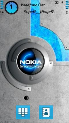 Blue Nokia