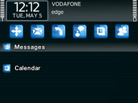 Blue Box Theme Pack (Today + Zen) for BlackBerry