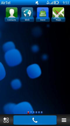 Bokeh Blue