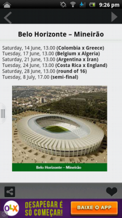Brazil Match Schedule Football