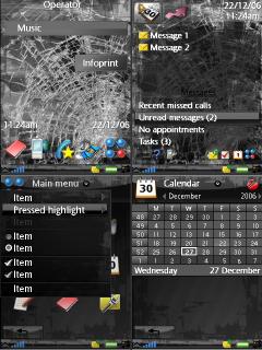 MalignantSurvival UIQ3 theme for P990 , W950 , M600 , and P1