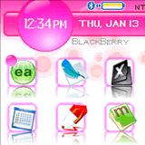 Bubble Pink 8100 Theme