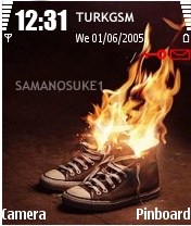 Burning Converse