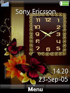 Butterfly Clock