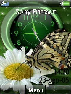 Butterfly Clock
