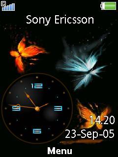 Butterfly Clock