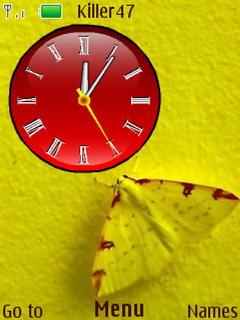 Butterfly Clock
