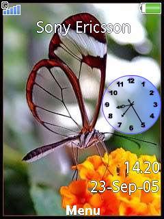 Butterfly Clock