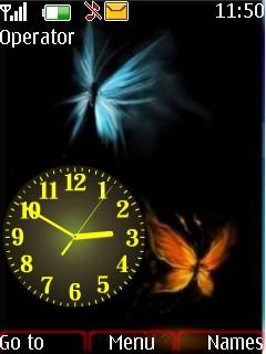 Butterfly Clock
