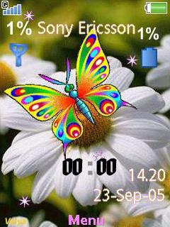 Butterfly Clock