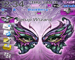 8100 Blackberry ZEN Theme: Butterfly Evolution
