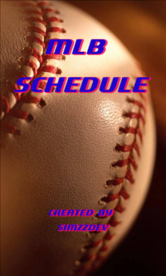 MLB Schedule free