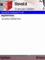 SlovoEd Compact French-Italian & Italian-French dictionary for S60